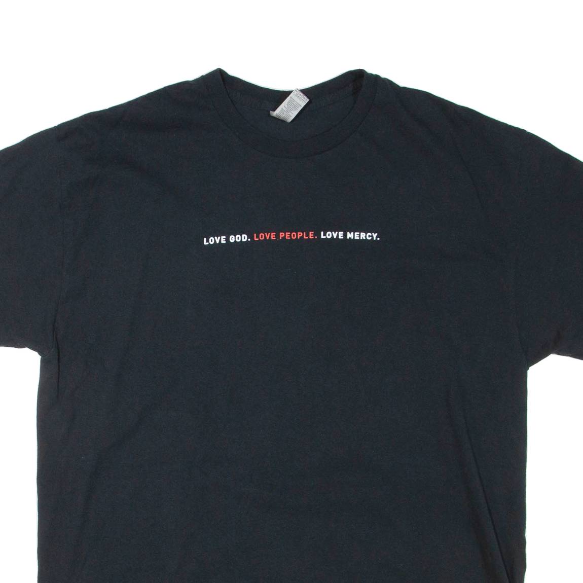 GILDAN Mens T-Shirt Black XL