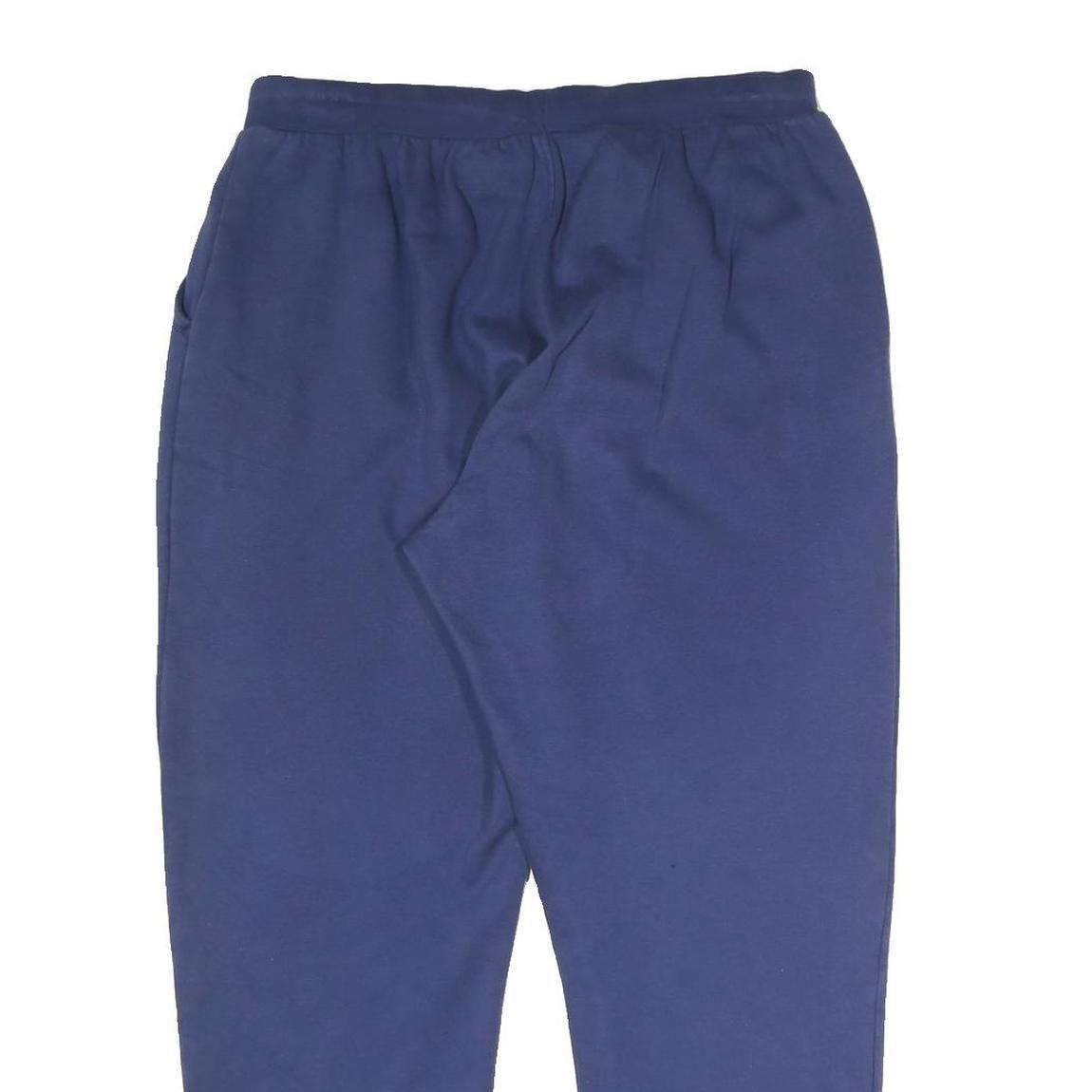 KAPPA Womens Joggers Blue XL W30 L25 Relaxed Tapered Cotton Blend Casual