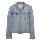 LEVI'S Womens Blue Denim Jacket XS Cotton Button Closure Classic Fit Casual Wear