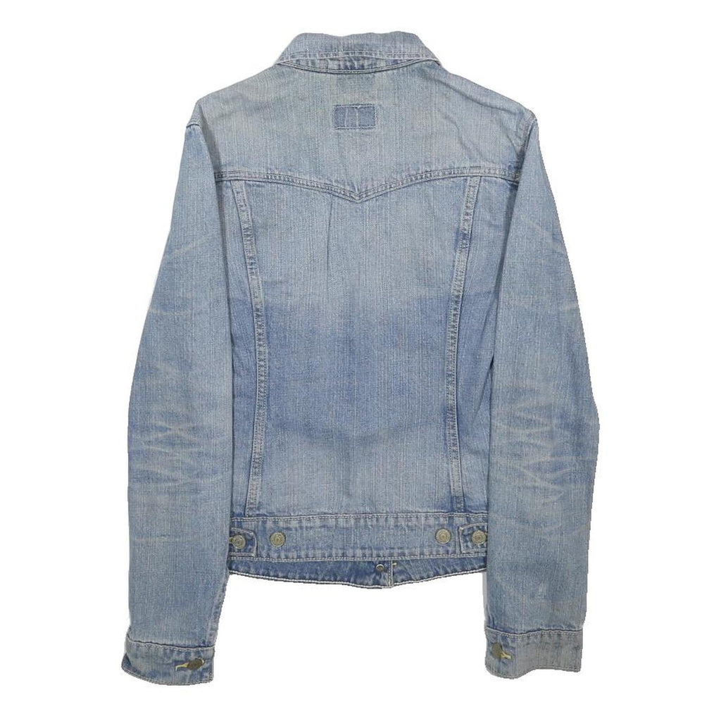 LEVI'S Womens Blue Denim Jacket XS Cotton Button Closure Classic Fit Casual Wear