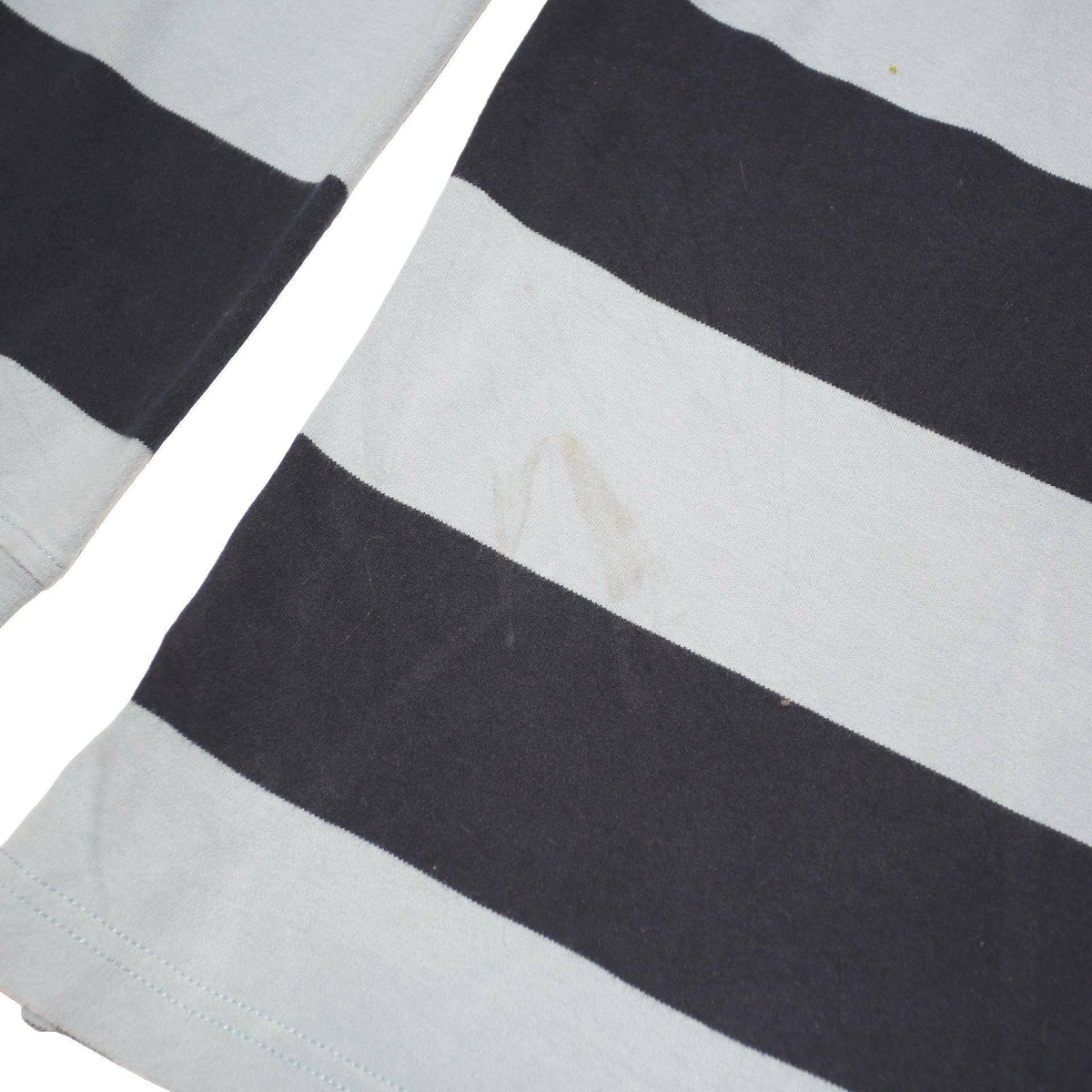 POLO RALPH LAUREN Mens Blue & Black Striped Long Sleeve Polo Shirt XL Cotton