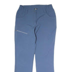 CRANE Mens Polyester Blue Regular Fit Straight Leg Trousers W28 L29 Casual Wear
