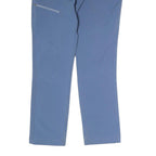 CRANE Mens Polyester Blue Regular Fit Straight Leg Trousers W28 L29 Casual Wear