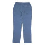 CRANE Mens Polyester Blue Regular Fit Straight Leg Trousers W28 L29 Casual Wear