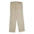 TOM TAILOR Mens Cotton Beige Regular Fit Straight Trousers W33 L34 Casual