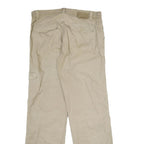 TOM TAILOR Mens Cotton Beige Regular Fit Straight Trousers W33 L34 Casual