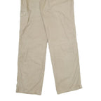 TOM TAILOR Mens Cotton Beige Regular Fit Straight Trousers W33 L34 Casual