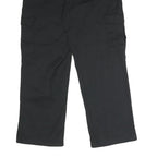 DICKIES Mens Polyester Blend Black Regular Cargo Trousers W34 L30 Utility