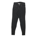 FELIX BUHLER Womens Jeans Black Slim Skinny Denim W24 L27 Stylish Zip Closure