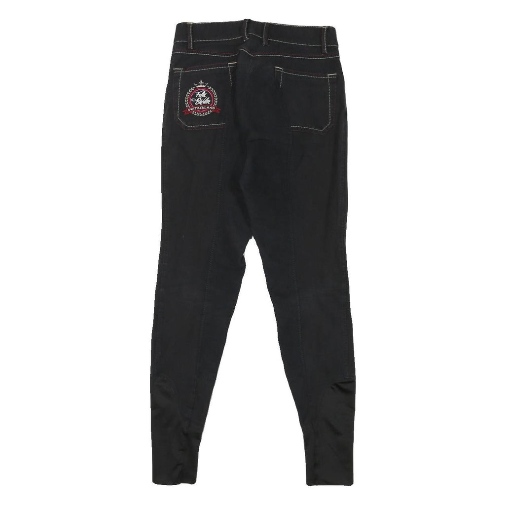 FELIX BUHLER Womens Jeans Black Slim Skinny Denim W24 L27 Stylish Zip Closure