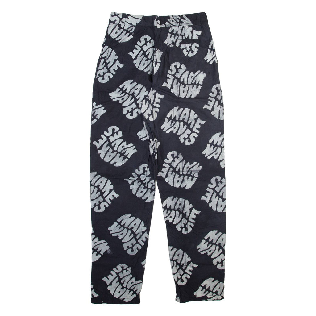 POPLIN PROJECT Womens Trousers Black Relaxed Tapered W27 L28