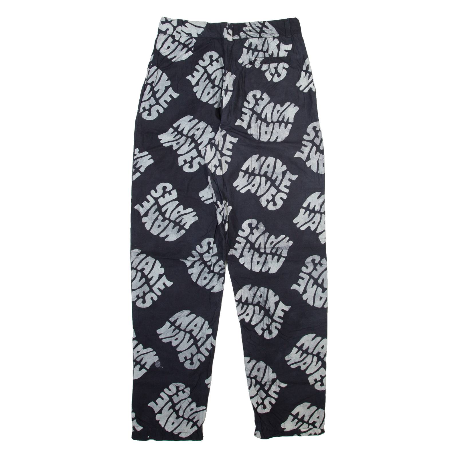POPLIN PROJECT Womens Trousers Black Relaxed Tapered W27 L28