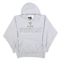X GRAIN Mens Grey Hoodie XS Elks Wrestling Cotton Blend Pullover