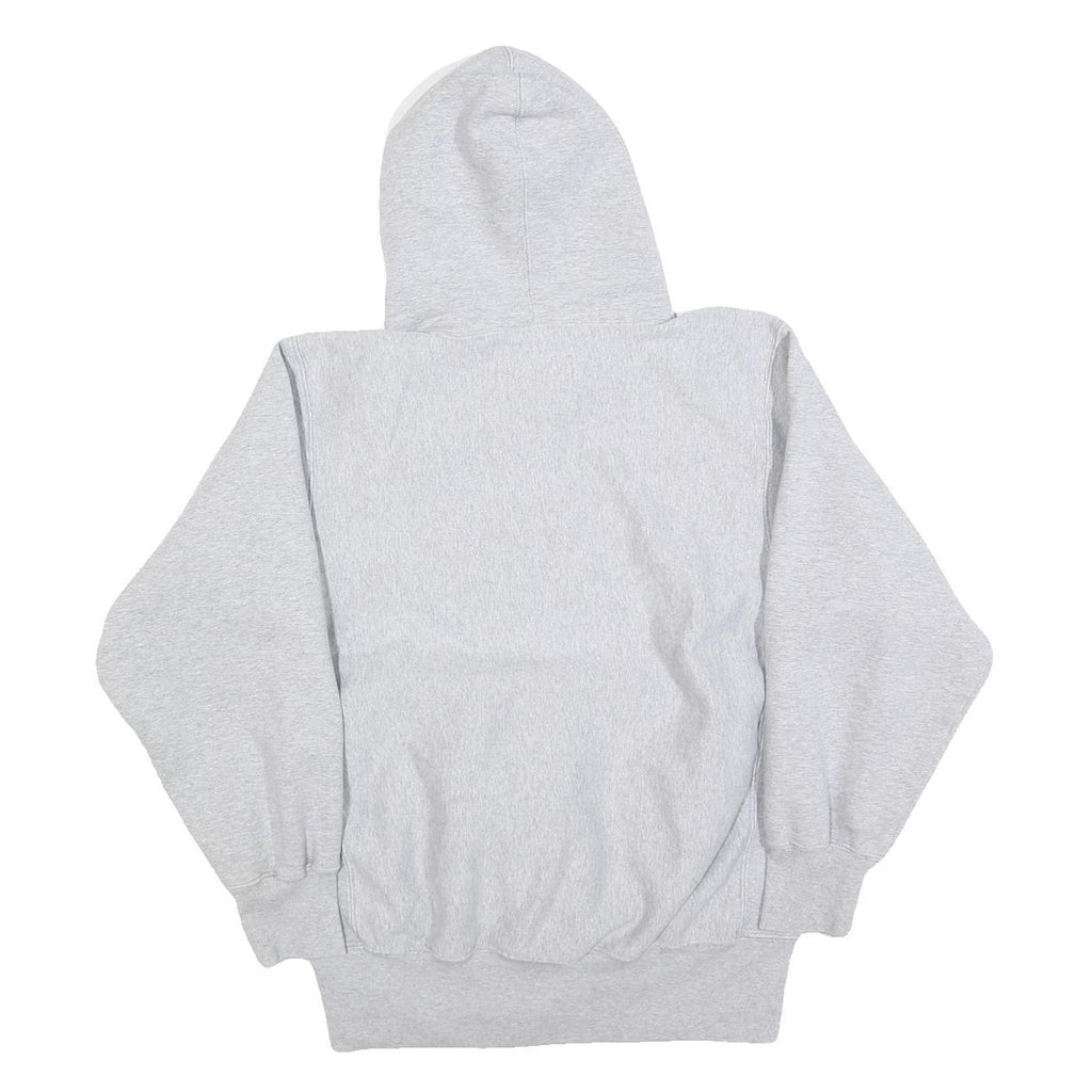 X GRAIN Mens Grey Hoodie XS Elks Wrestling Cotton Blend Pullover