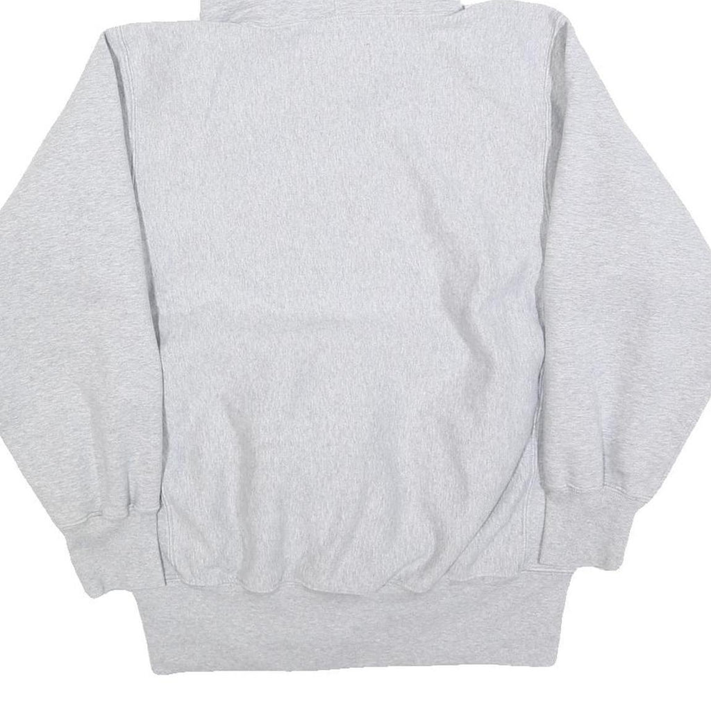 X GRAIN Mens Grey Hoodie XS Elks Wrestling Cotton Blend Pullover