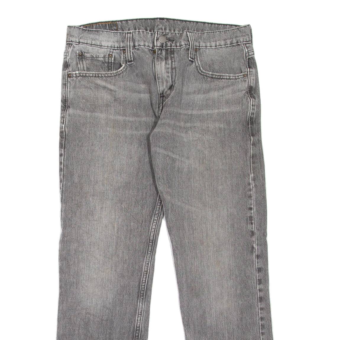 LEVI'S Mens Jeans Grey Slim Tapered Stone Wash W30 L27
