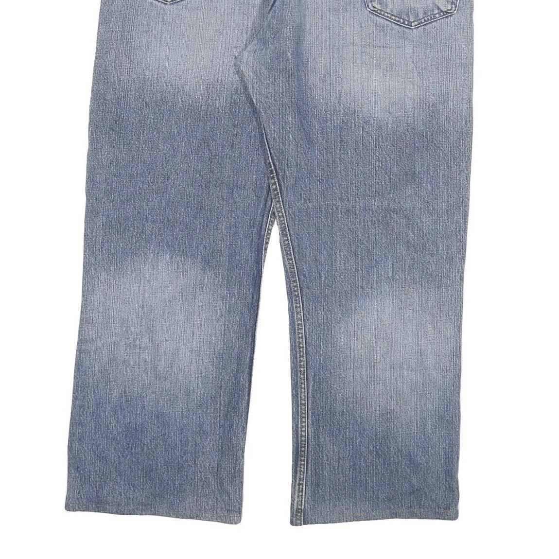 DICKIES Mens Regular Blue Denim Light Wash Jeans W38 L27 Classic Zip Pockets