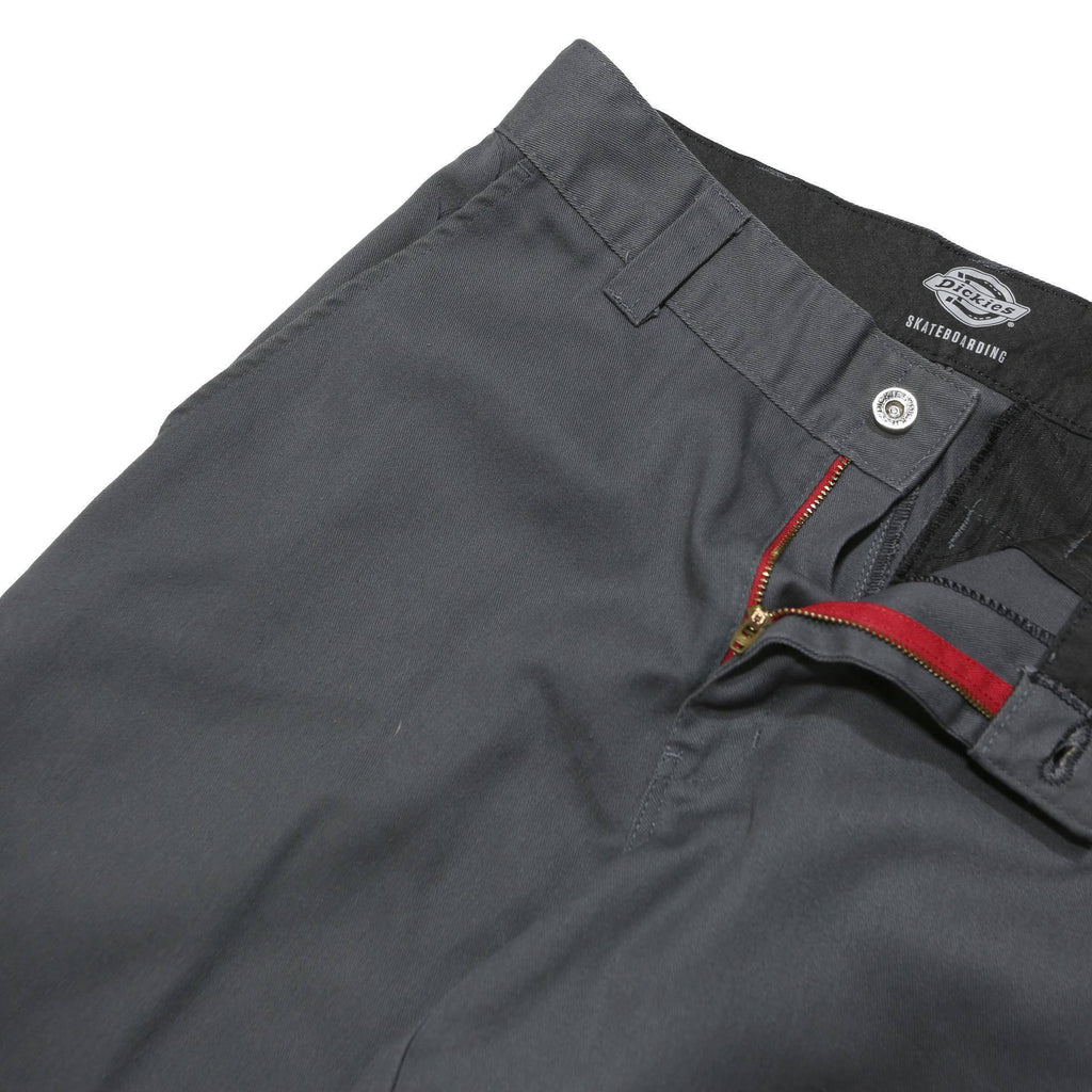 DICKIES Mens Polyester Blend Classic Grey Trousers W30 L31 Workwear Zip Closure