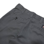 DICKIES Mens Polyester Blend Classic Grey Trousers W30 L31 Workwear Zip Closure