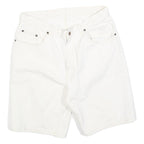 JH BREAKERS Mens White Casual Cotton Blend Shorts M W32 Comfortable Fit