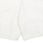 JH BREAKERS Mens White Casual Cotton Blend Shorts M W32 Comfortable Fit
