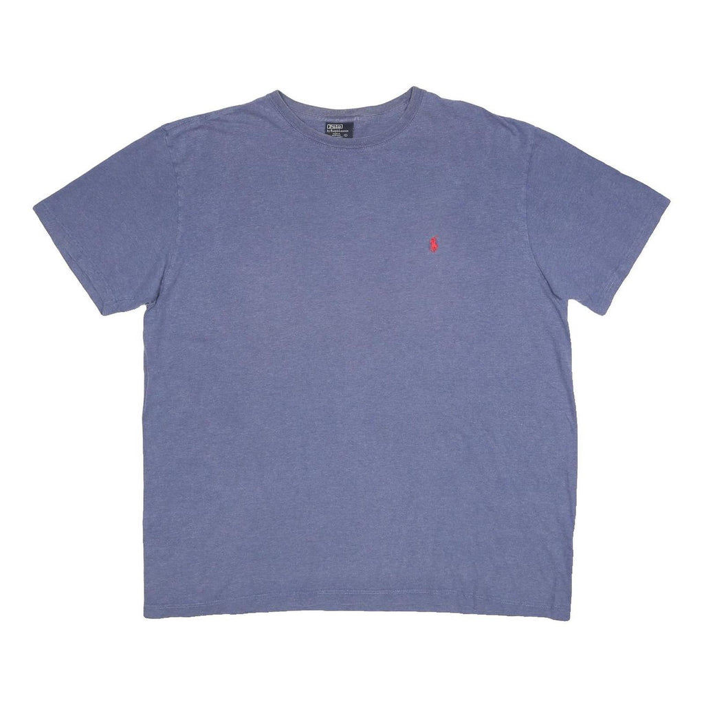 POLO RALPH LAUREN Mens Blue T-Shirt L Short Sleeve Crew Neck Classic Cotton