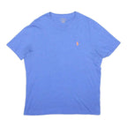 POLO RALPH LAUREN Mens Blue Crew Neck Short Sleeve T-Shirt M Cotton Casual