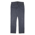 LEVI'S Mens Cotton Blend Blue Regular Straight Trousers W35 L33 Classic Zip