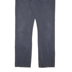 LEVI'S Mens Cotton Blend Blue Regular Straight Trousers W35 L33 Classic Zip