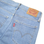 LEVI'S 720 Womens Jeans Blue Slim Skinny Denim Light W24 L27 Zip Cotton Blend