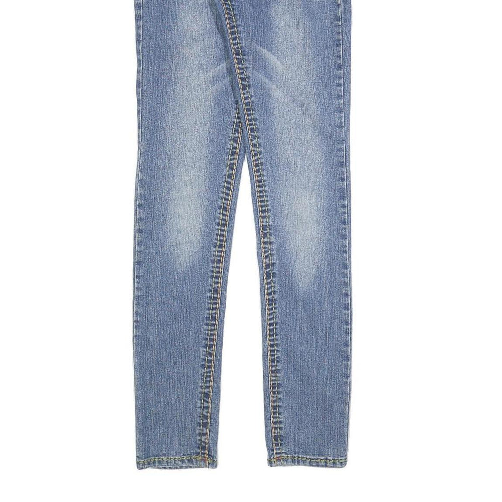 TRUE RELIGION Womens Slim Jeans Blue Denim W27 L30 Classic Zip Casual Stylish