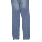 TRUE RELIGION Womens Slim Jeans Blue Denim W27 L30 Classic Zip Casual Stylish