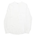 Womens Blouse White Long Sleeve M