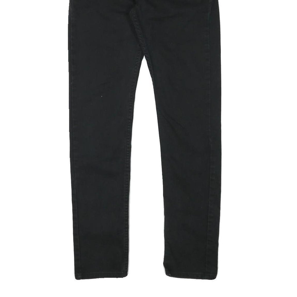 LEVI'S Mens Jeans Black Slim Skinny Denim W29 L29 Classic Cotton Blend Zip