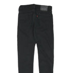 LEVI'S Mens Jeans Black Slim Skinny Denim W29 L29 Classic Cotton Blend Zip
