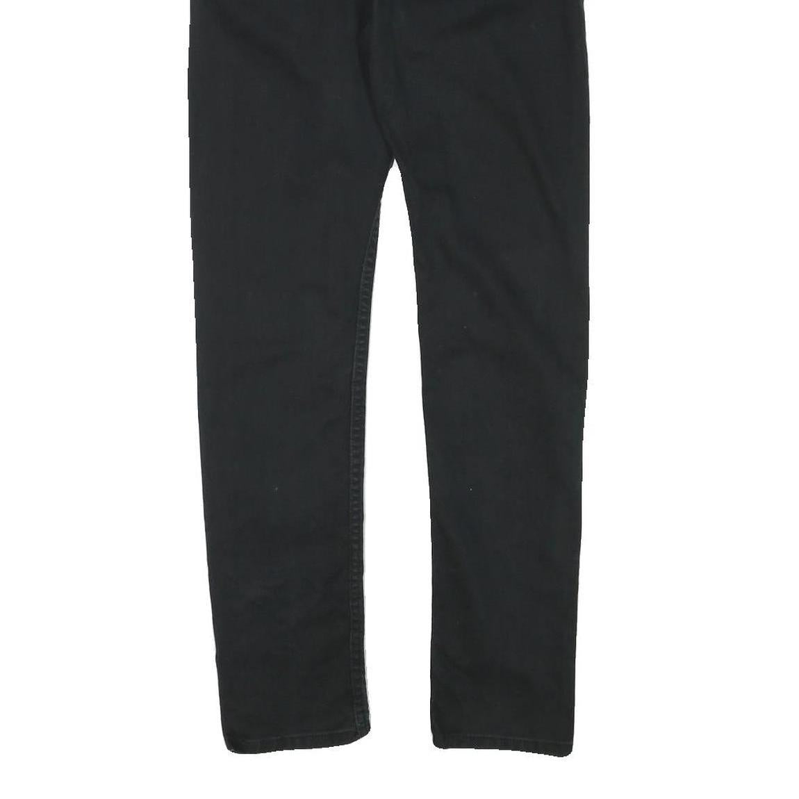 LEVI'S Mens Jeans Black Slim Skinny Denim W29 L29 Classic Cotton Blend Zip