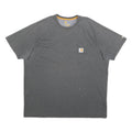 CARHARTT Mens Grey & Yellow Pocket T-Shirt XL Short Sleeve Crew Neck Casual