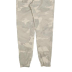 JACK & JONES Mens Cotton Blend Beige Camo Slim Tapered Trousers W28 L28
