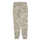 JACK & JONES Mens Cotton Blend Beige Camo Slim Tapered Trousers W28 L28