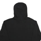 DKNY Womens Black Sport Pullover Hoodie M Cotton Blend Crop Sweatshirt