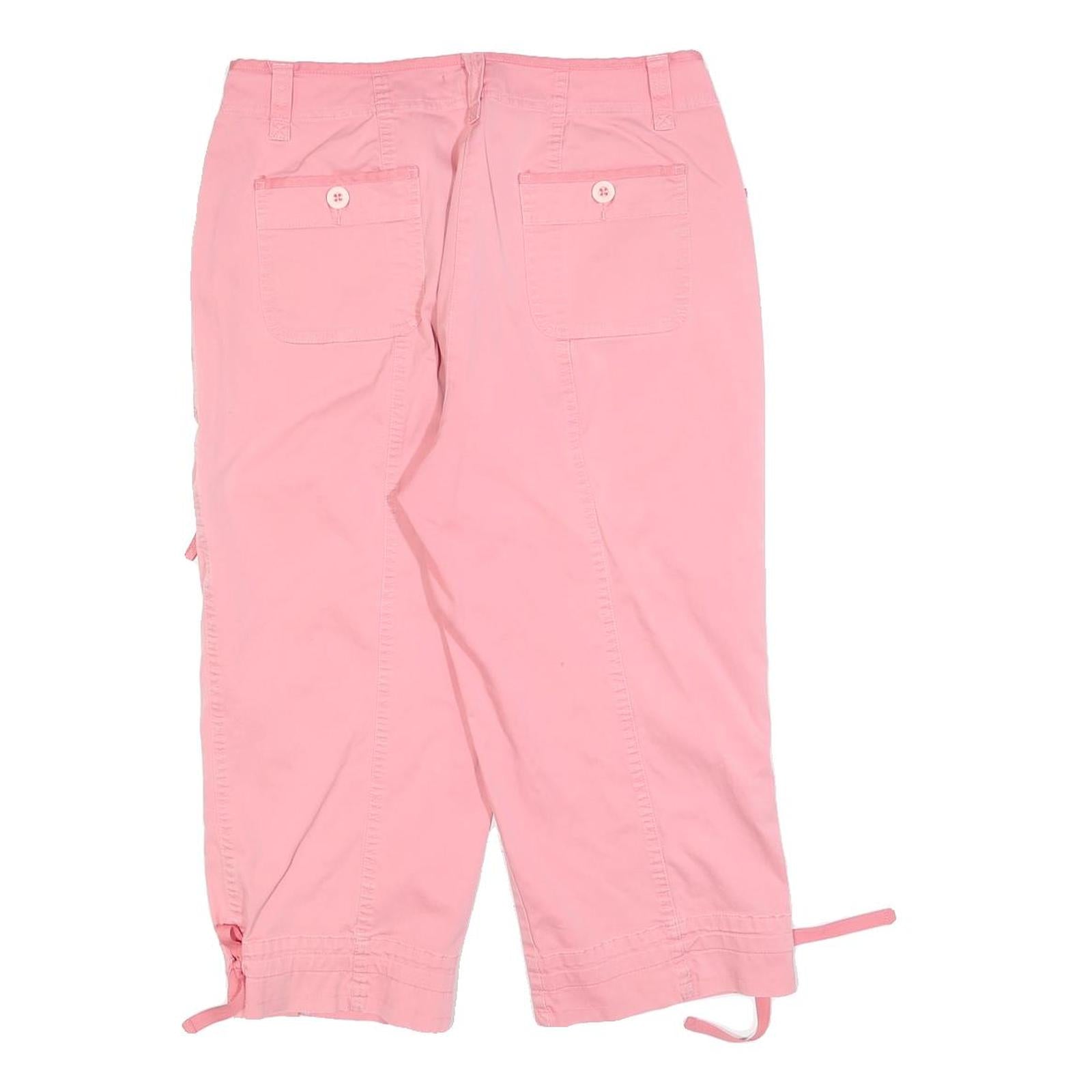 WESTBOUND Womens Shorts Pink Casual Cargo M W30 Lightweight Cotton Blend