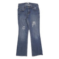 LEVI'S 515 Womens Jeans Blue Regular Bootcut Denim Medium W28 L30 Distressed