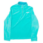 REGATTA Womens Fleece Blue 1/4 Zip Tight Knit UK 12