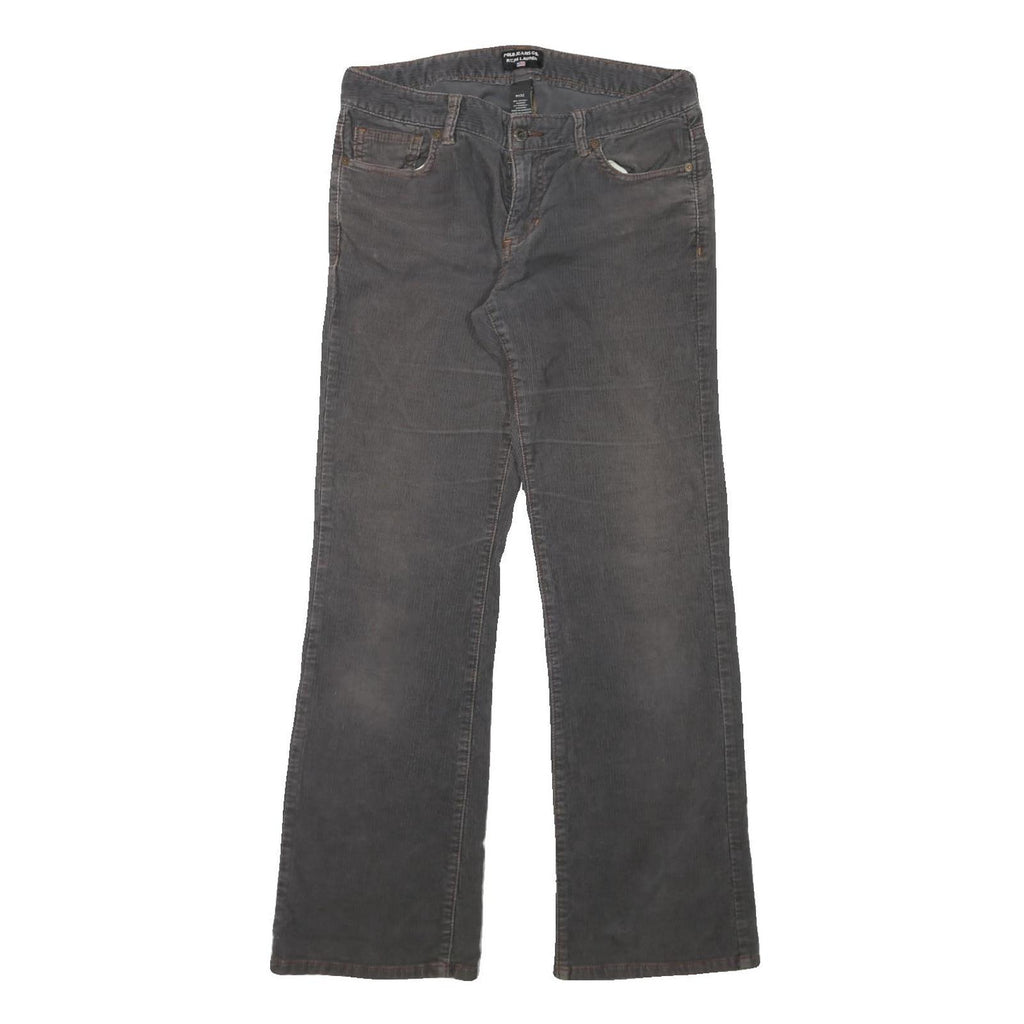 RALPH LAUREN POLO JEANS COMPANY Womens Regular Fit Straight Cotton Blend Zip