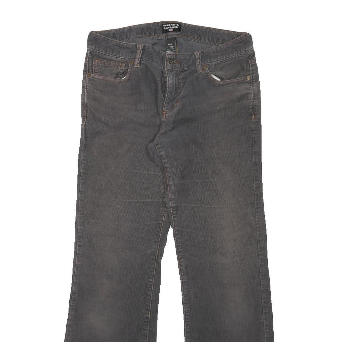 RALPH LAUREN POLO JEANS COMPANY Womens Regular Fit Straight Cotton Blend Zip