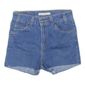 LEVI'S Womens Denim Blue Casual Shorts XS W24 Raw Hem