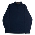 WRANGLER Mens Fleece Blue 1/4 Zip L