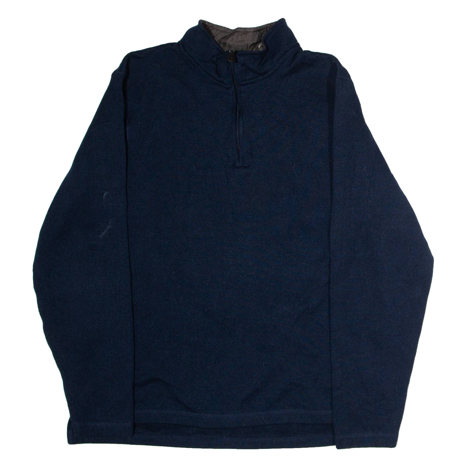 WRANGLER Mens Fleece Blue 1/4 Zip L