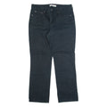 LEVI'S 505 Womens Trousers Black Regular Straight W32 L30