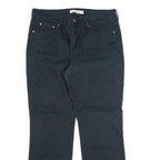 LEVI'S 505 Womens Trousers Black Regular Straight W32 L30